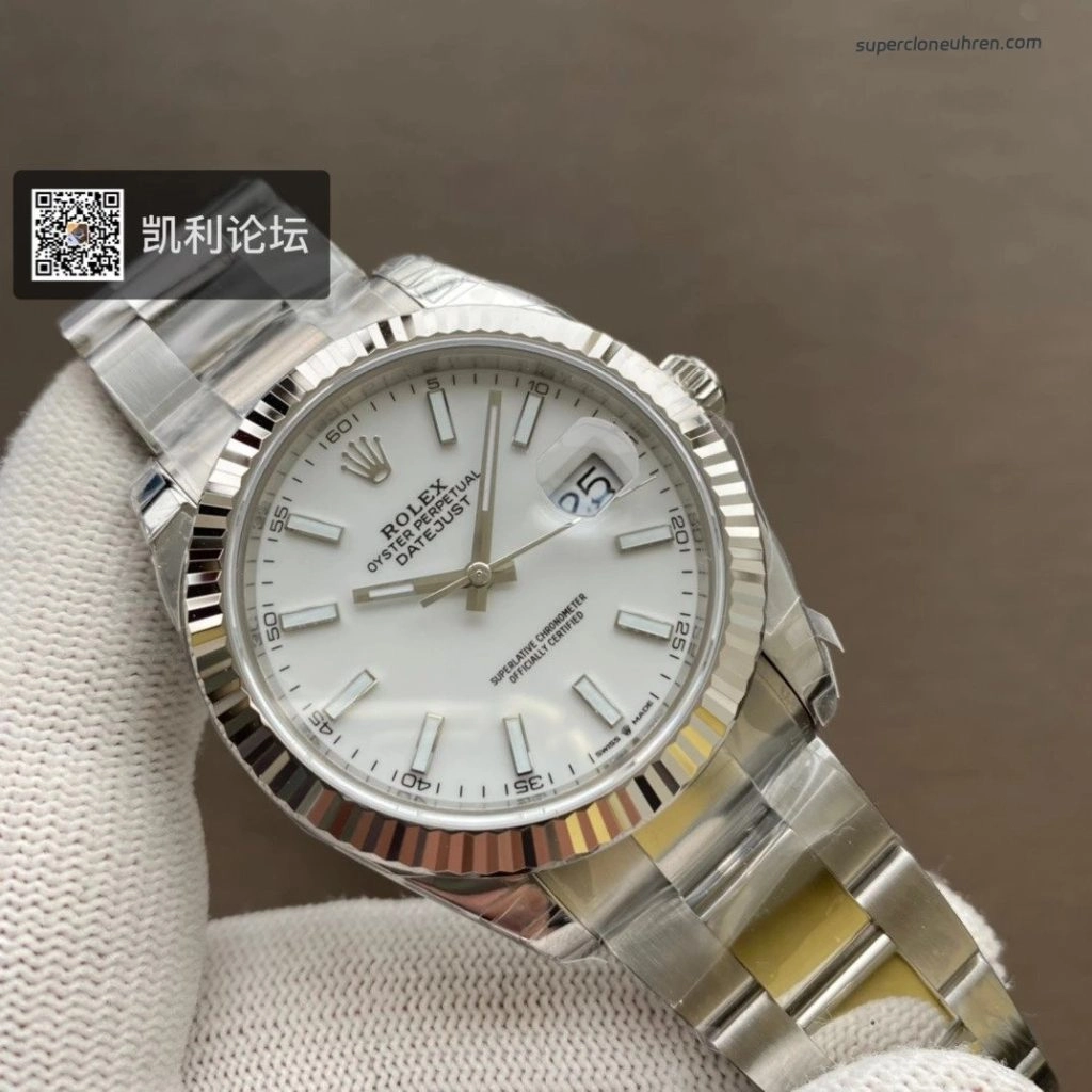 Premium Replica Uhr Rolex Datejust m126334-0009 Edelstahl 41mm
