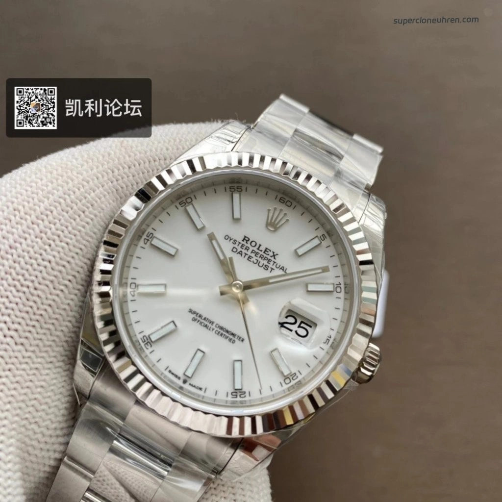 Premium Replica Uhr Rolex Datejust m126334-0009 Edelstahl 41mm