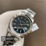 Super Clone Rolex Datejust m126334-0001 mit geriffelter Lünette und Oysterband 41mm