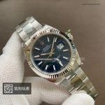 Super Clone Rolex Datejust m126334-0001 mit geriffelter Lünette und Oysterband 41mm