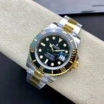 1:1 Super Clone Uhr Rolex Submariner 116613LN-0001 Schwarz Zwiebelgold 40mm
