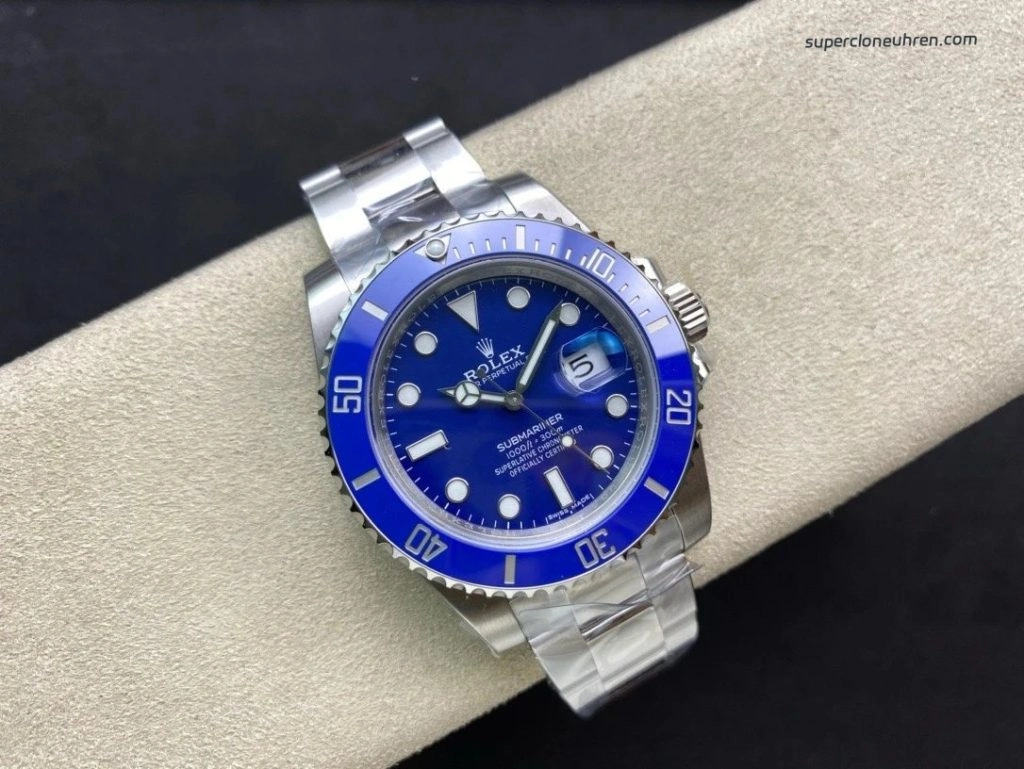 Super Clone Rolex Submariner 116619LB-97209 mit blauem Keramikring 40mm