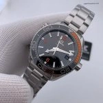 Premium Replica Uhr Omega Seamaster Planet Ocean 215.30.44.21.01.002 mit orangefarbener Lünette 43,5 mm