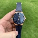 Premium Replica Uhr Omega Constellation 131.63.41.21.03.001 Roségold Keramiklünette 41mm