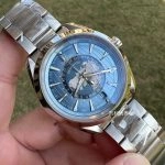 Super Clone Omega Seamaster Aqua Terra Worldtimer 220.10.43.22.03.002 Eisblaues Zifferblatt 43mm
