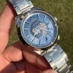 Super Clone Omega Seamaster Aqua Terra Worldtimer 220.10.43.22.03.002 Eisblaues Zifferblatt 43mm