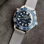 Premium Replica Uhr Omega Seamaster 210.30.42.20.03.002 blaues Zifferblatt Edelstahl 42mm