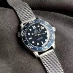 Premium Replica Uhr Omega Seamaster 210.30.42.20.03.002 blaues Zifferblatt Edelstahl 42mm