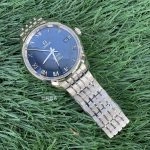 Premium Replica Uhr Omega De Ville 431.10.41.21.03.001 blaues Zifferblatt Edelstahl 41 mm