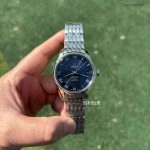 Premium Replica Uhr Omega De Ville 431.10.41.21.03.001 blaues Zifferblatt Edelstahl 41 mm
