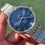 Premium Replica Uhr Omega De Ville 431.10.41.21.03.001 blaues Zifferblatt Edelstahl 41 mm