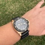 Super Clone Panerai Submersible PAM01070 Roségold mit Carbon-Lünette 44 mm
