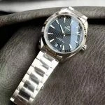 Premium Replica Uhr Omega Seamaster 220.10.41.21.03.001 blaues Teak-Zifferblatt 41mm