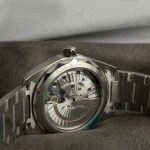 Premium Replica Uhr Omega Seamaster 220.10.41.21.03.001 blaues Teak-Zifferblatt 41mm