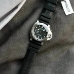 1:1 Super Clone Uhr Panerai Submersible PAM01229 mit blauem Sekundenzeiger Edelstahl 44mm