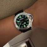 Premium Replica Uhr Panerai Submersible PAM01024 mattes Edelstahlgehäuse 44mm