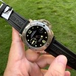 Premium Replica Uhr Panerai Submersible PAM01024 mattes Edelstahlgehäuse 44mm