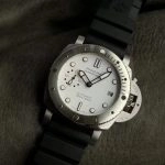 Premium Replica Uhr Panerai Submersible PAM02223 aus mattiertem Edelstahl 42 mm