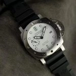 Premium Replica Uhr Panerai Submersible PAM02223 aus mattiertem Edelstahl 42 mm