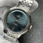 Premium Replica Uhr Omega De Ville 434.10.40.20.03.001 mit grünem Zifferblatt und Stahlband 40 mm