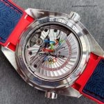 Premium Replica Uhr Omega Seamaster Olympic Games 522.32.44.21.03.001 blau-rotes Zifferblatt 44 mm