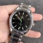 Super Clone Omega Seamaster 231.10.42.21.01.004 schwarzes Zifferblatt mit grünen Akzenten 41,5mm