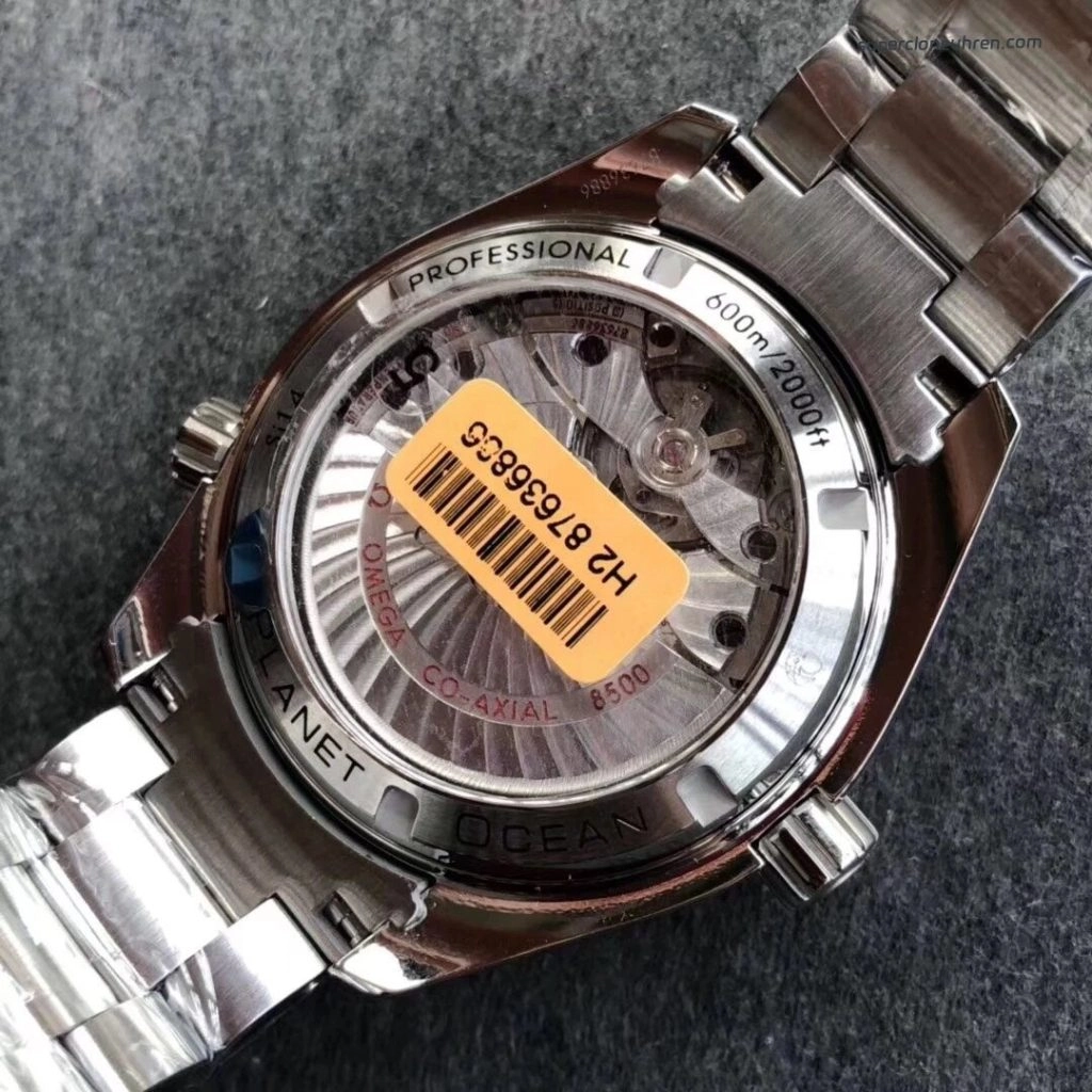 Premium Replica Uhr Omega Seamaster Planet Ocean 232.30.42.21.01.002 Edelstahl mit orangefarbener Lünette 42 mm