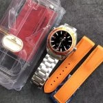 Premium Replica Uhr Omega Seamaster Planet Ocean 232.30.42.21.01.002 Edelstahl mit orangefarbener Lünette 42 mm