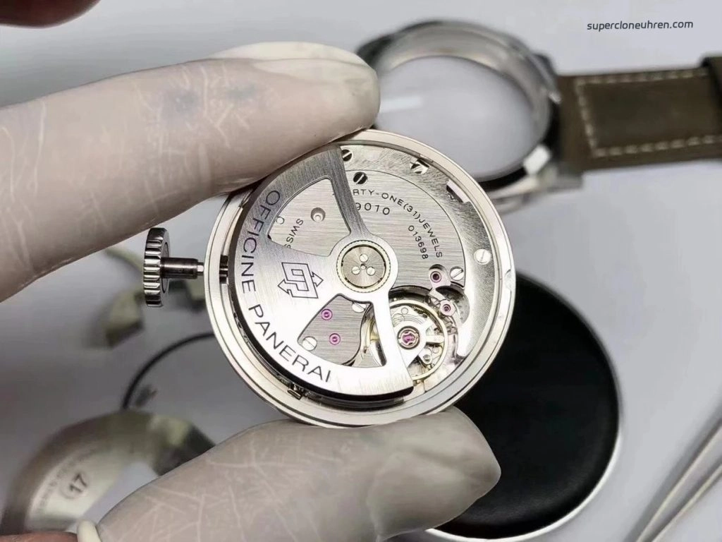 Premium Replica Uhr Panerai Luminor Marina PAM01314 Edelstahl mit Lederband 44mm