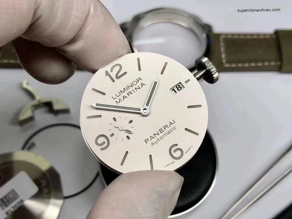 Premium Replica Uhr Panerai Luminor Marina PAM01314 Edelstahl mit Lederband 44mm