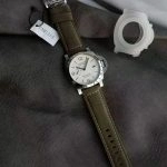Premium Replica Uhr Panerai Luminor Marina PAM01314 Edelstahl mit Lederband 44mm