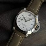 Premium Replica Uhr Panerai Luminor Marina PAM01314 Edelstahl mit Lederband 44mm