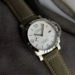 Premium Replica Uhr Panerai Luminor Marina PAM01314 Edelstahl mit Lederband 44mm