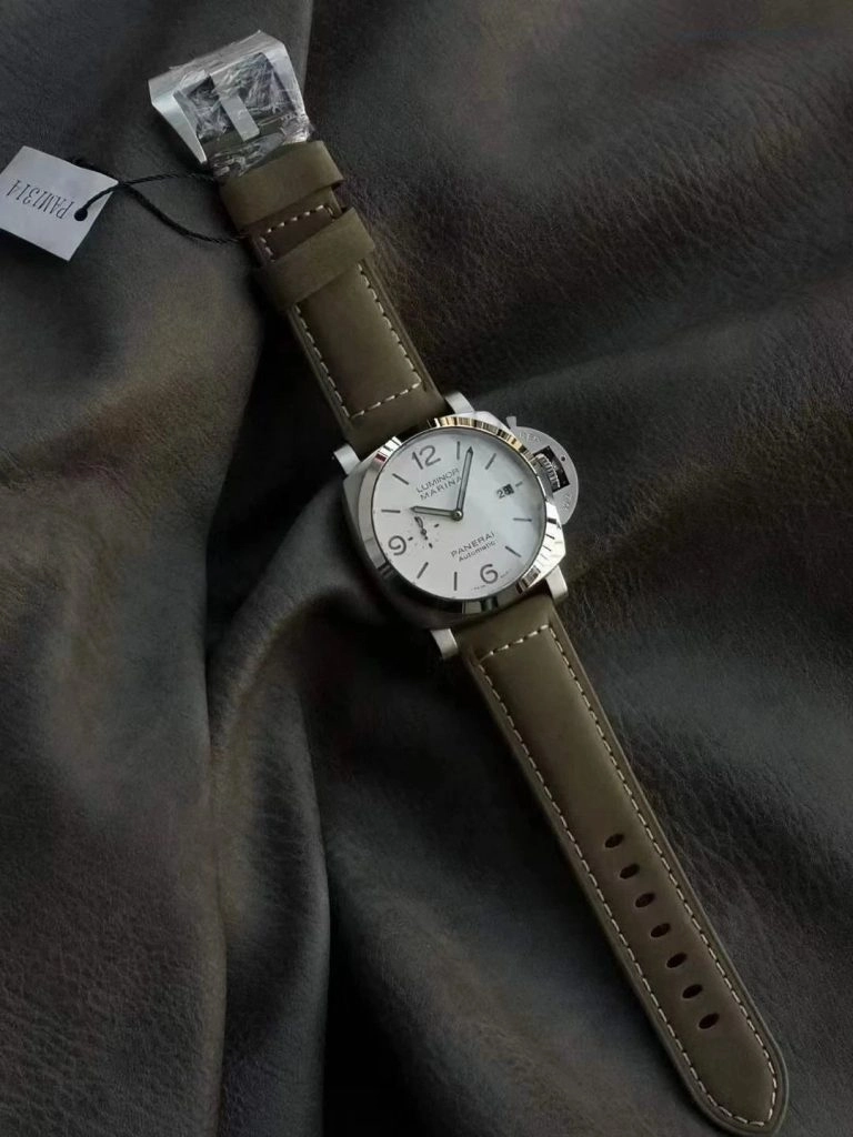 Premium Replica Uhr Panerai Luminor Marina PAM01314 Edelstahl mit Lederband 44mm
