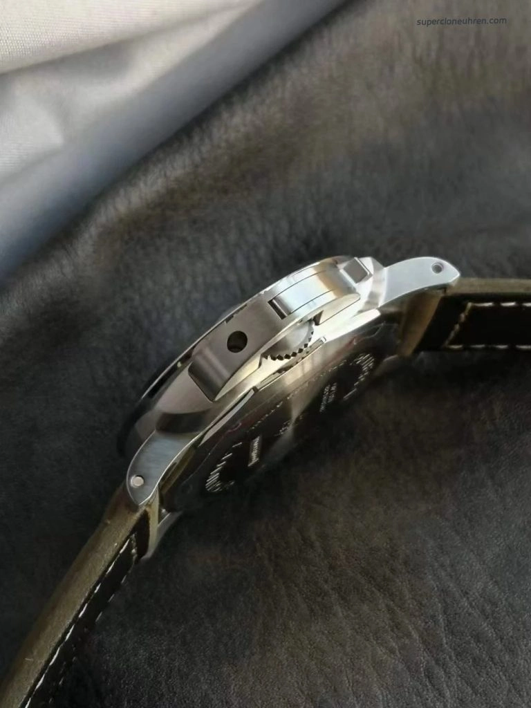 Premium Replica Uhr Panerai Luminor Marina PAM01314 Edelstahl mit Lederband 44mm