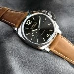 Super Clone Panerai Luminor Due PAM00904 Edelstahlgehäuse mit Lederband 42mm