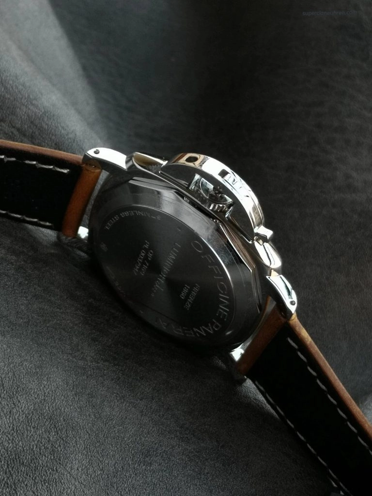 Super Clone Panerai Luminor Due PAM00904 Edelstahlgehäuse mit Lederband 42mm