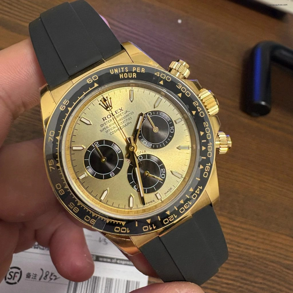 Premium Replica Uhr Rolex Daytona 126518LN-0012 mit Oysterflex-Band 40mm