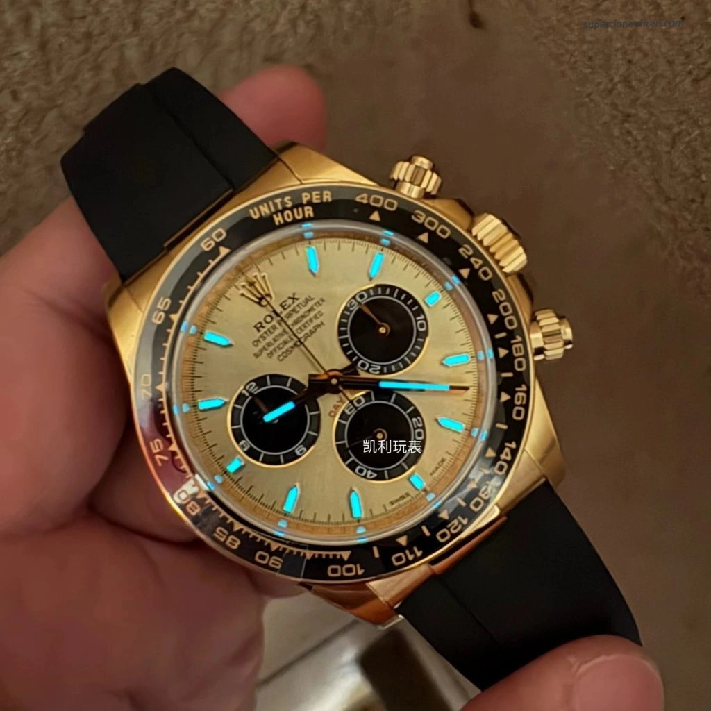 Premium Replica Uhr Rolex Daytona 126518LN-0012 mit Oysterflex-Band 40mm