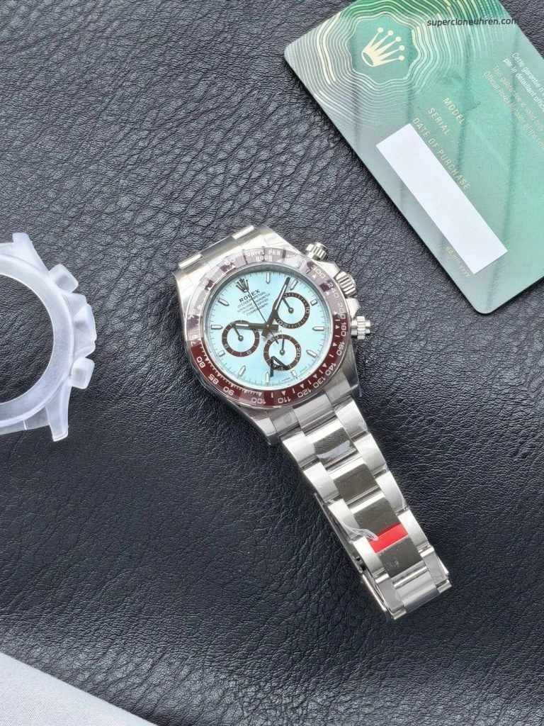 1:1 Super Clone Uhr Rolex Cosmograph Daytona 126506-0001 eisblaues Zifferblatt 40 mm
