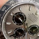 Premium Replica Uhr Rolex Daytona 126519LN-0006 in Zementgrau mit Oysterflex 40 mm