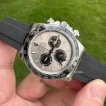 Premium Replica Uhr Rolex Daytona 126519LN-0006 in Zementgrau mit Oysterflex 40 mm