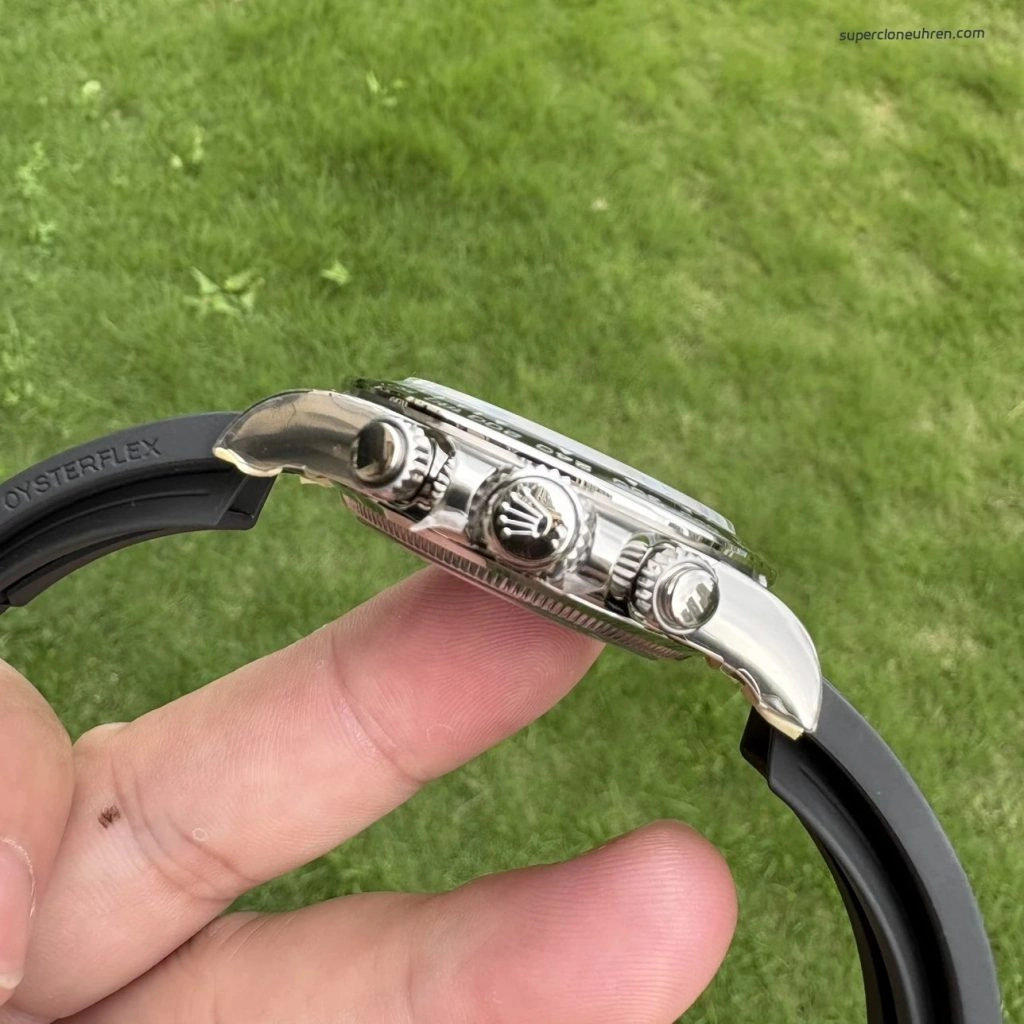 Premium Replica Uhr Rolex Daytona 126519LN-0006 in Zementgrau mit Oysterflex 40 mm