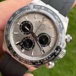 Premium Replica Uhr Rolex Daytona 126519LN-0006 in Zementgrau mit Oysterflex 40 mm