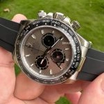 Premium Replica Uhr Rolex Daytona 126519LN-0006 in Zementgrau mit Oysterflex 40 mm