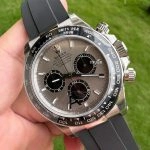 Premium Replica Uhr Rolex Daytona 126519LN-0006 in Zementgrau mit Oysterflex 40 mm