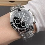 Premium Replica Uhr Rolex Daytona 126500LN-0002 mit schwarzer Keramiklünette 40mm