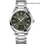 Super Clone Omega Seamaster 220.10.41.21.10.001 grünes Teak-Zifferblatt Edelstahlband 41mm