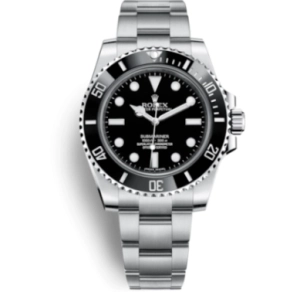 Super Clone Rolex Submariner 114060 Edelstahl Schwarz 40mm