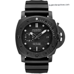 Premium Replica Uhr Panerai Submersible PAM00979 Carbon-Keramik 47mm